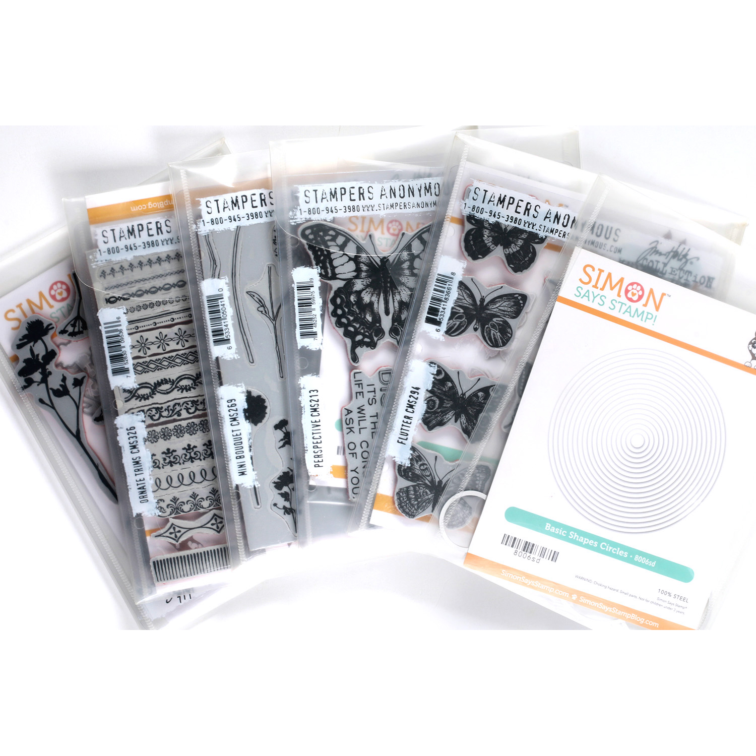 Simon Says Stamp 7.25 x 9.5 Inch Clear Storage Envelopes 30 pack | color-code:ALT01