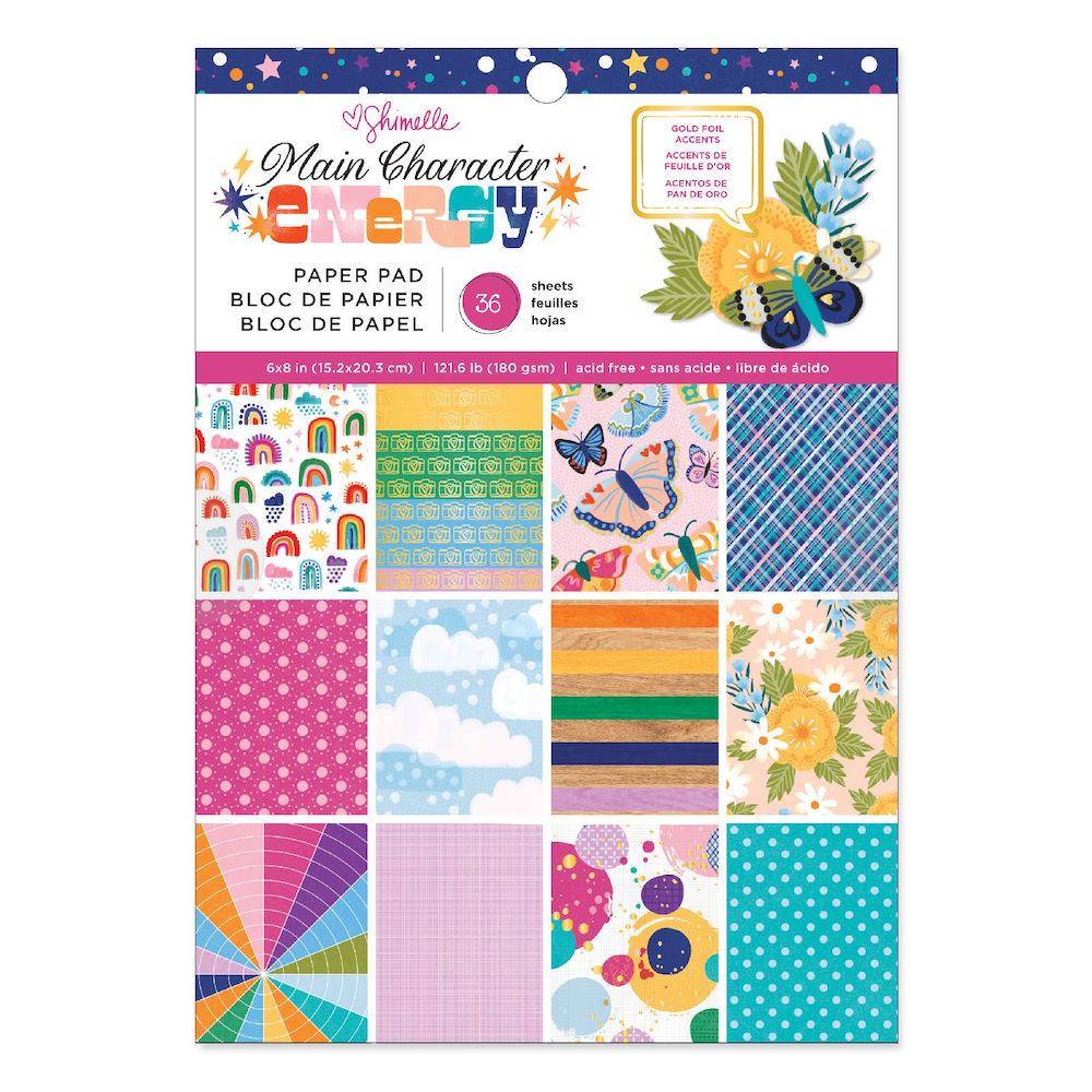 American Crafts Shimelle Main Character Energy 6 x 8 Paper Pad 34022113