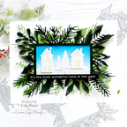 Simon Says Stamp Forest Border Frame Wafer Dies s911 Season Of Wonder Christmas Card | color-code:ALT06