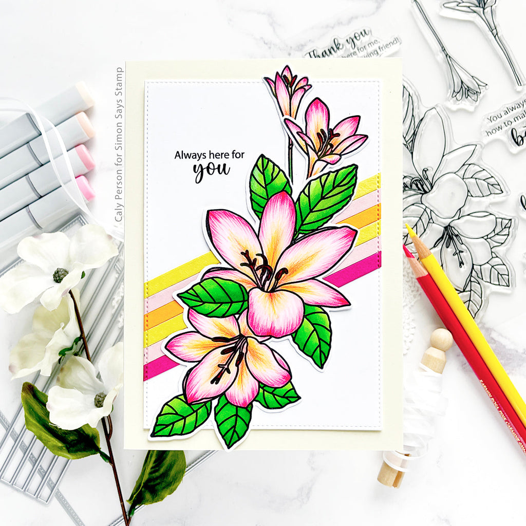 Gina K Designs Wonderful Watsonia Clear Stamps Always Here for You | color-code:ALT01