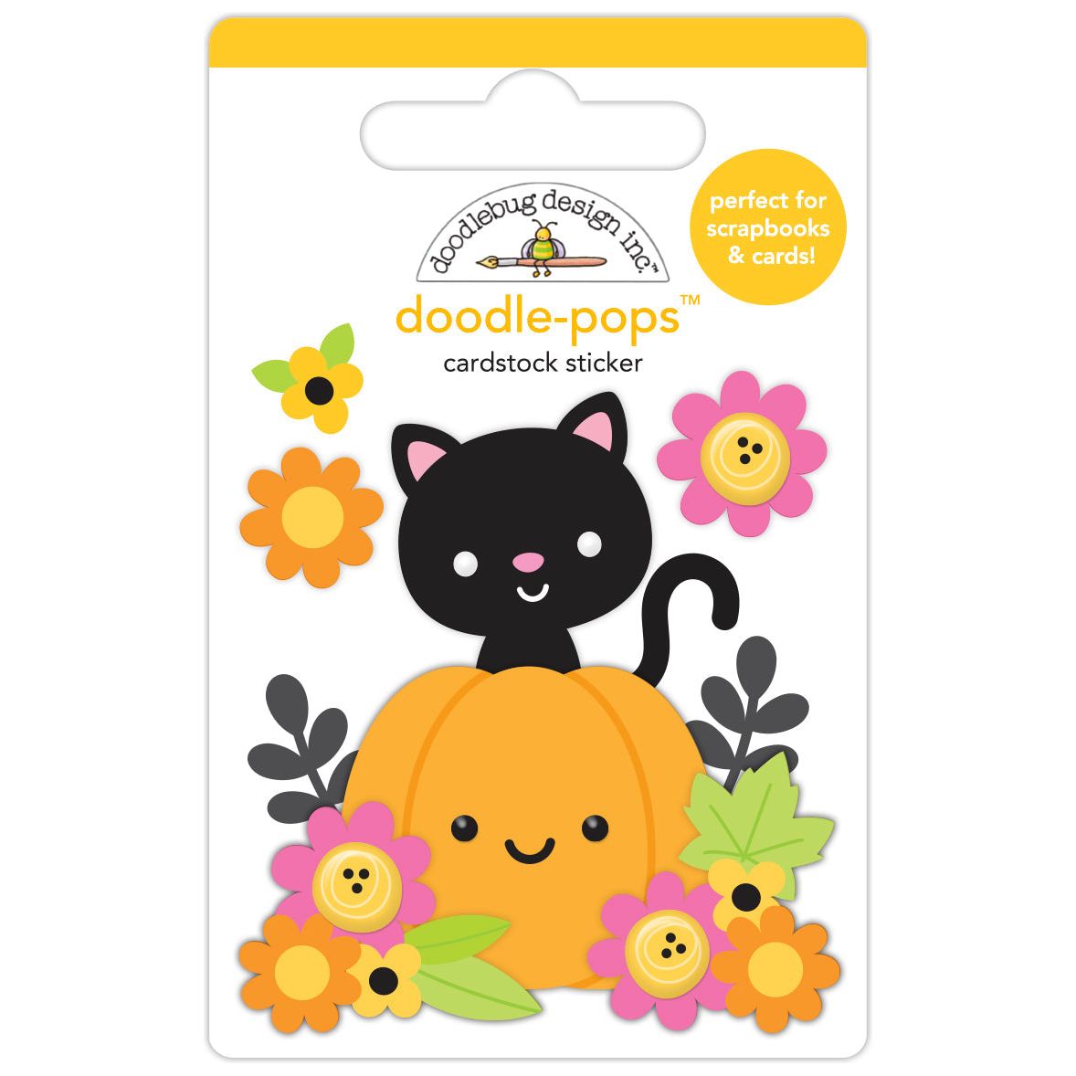 Doodlebug Pumpkin Patch Doodle-Pops 3D Stickers 8568