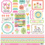 Doodlebug Butterfly Kisses 12x12 Inch Paper Pack 8821