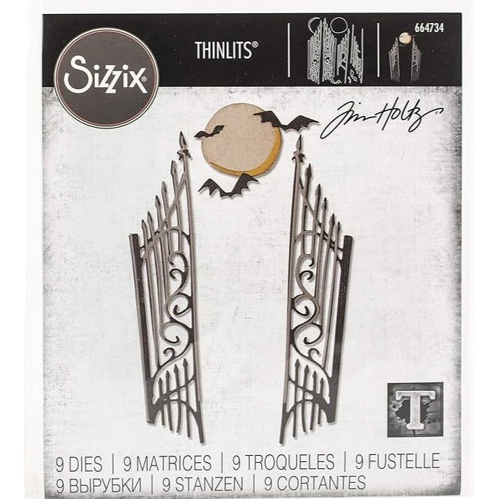 Tim Holtz Sizzix GATE KEEPER Thinlits Dies 664734