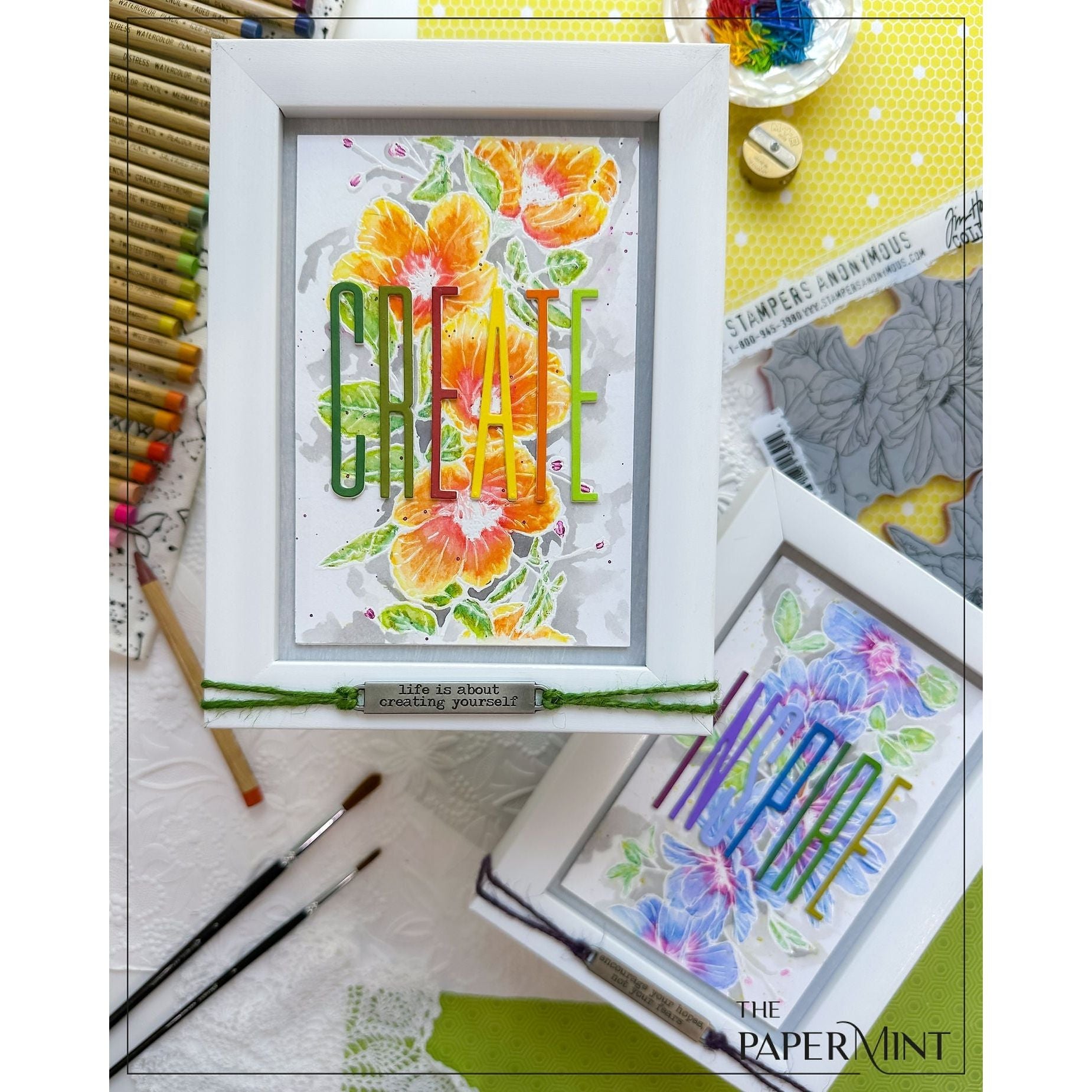 Tim Holtz Cling Rubber Stamps Floral Trims CMS461 Create | color-code:ALT06