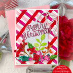 Tim Holtz Distress Reinker BRUSHED CORDUROY Ranger TIM21544 Christmas Greenery Card | color-code:ALT03