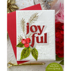 Tim Holtz Distress Reinker Crushed Olive Ranger TIM27249 Joyful Sparkle Holiday Card | color-code:ALT01