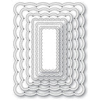 Memory Box Fringed Scalloped Frame Set Dies 94842