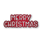 Memory Box Merry Christmas Marker Script Dies 94921