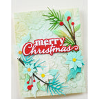 Memory Box Merry Christmas Stylish Script Dies 94936