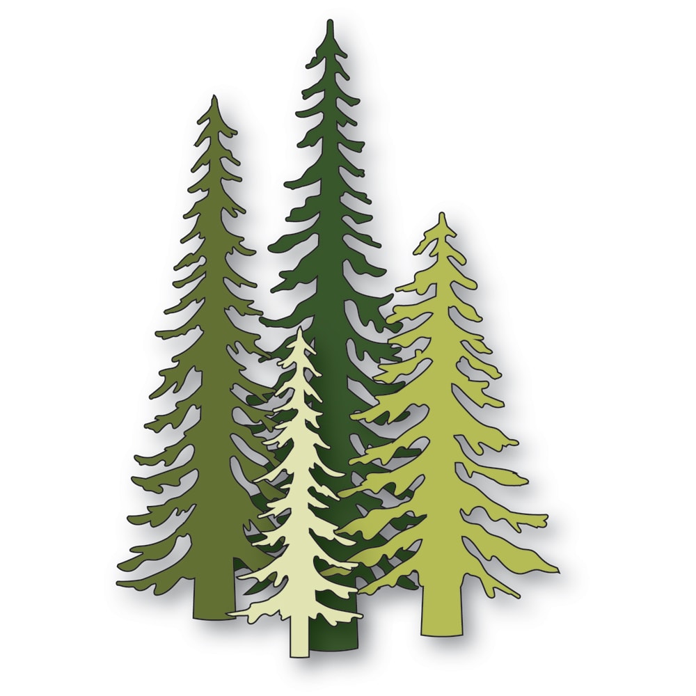 Memory Box Tall Evergreen Trees Dies 94939
