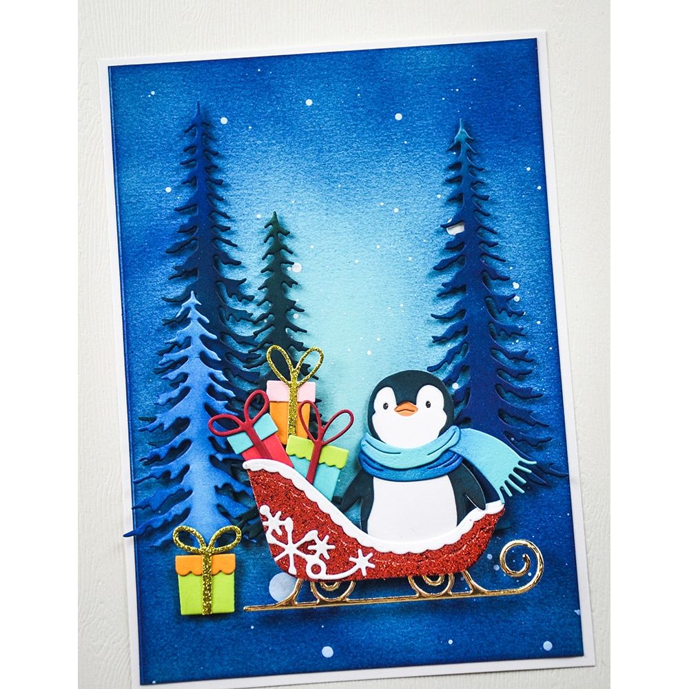 Memory Box Tall Evergreen Trees Dies 94939