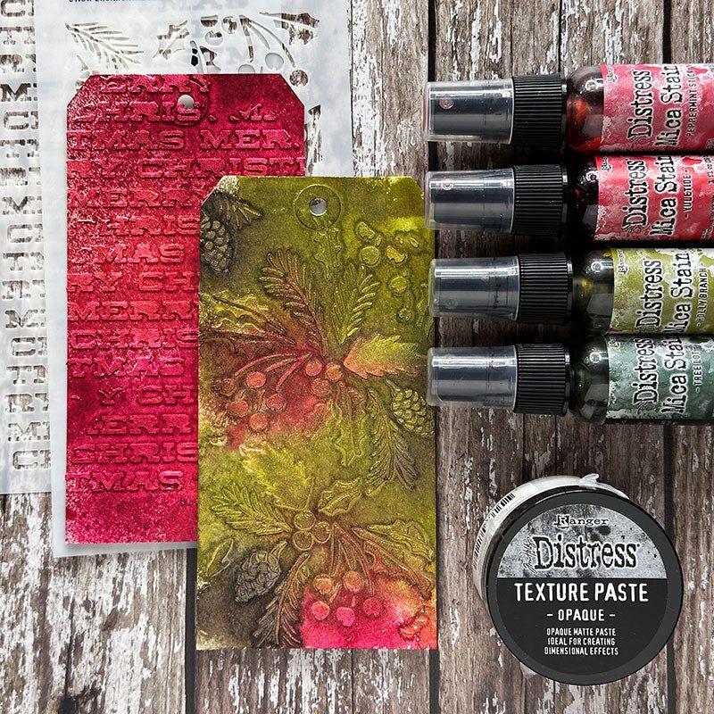 Tim Holtz Distress Yuletide Mica Stain Ranger Holiday Tags | color-code:ALT01