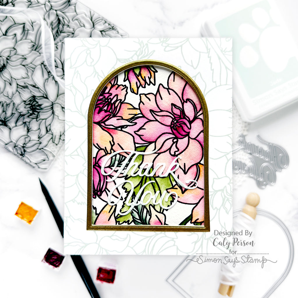 Simon Says Stamp A2 Arches Wafer Dies 8020sd Friend Like You Thank You Card | color-code:ALT02