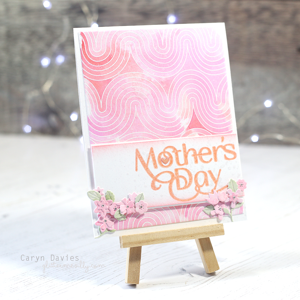 Simon Says Stamp A2 Rectangles Wafer Dies 8005sd You Are My Favorite Mother's Day Card