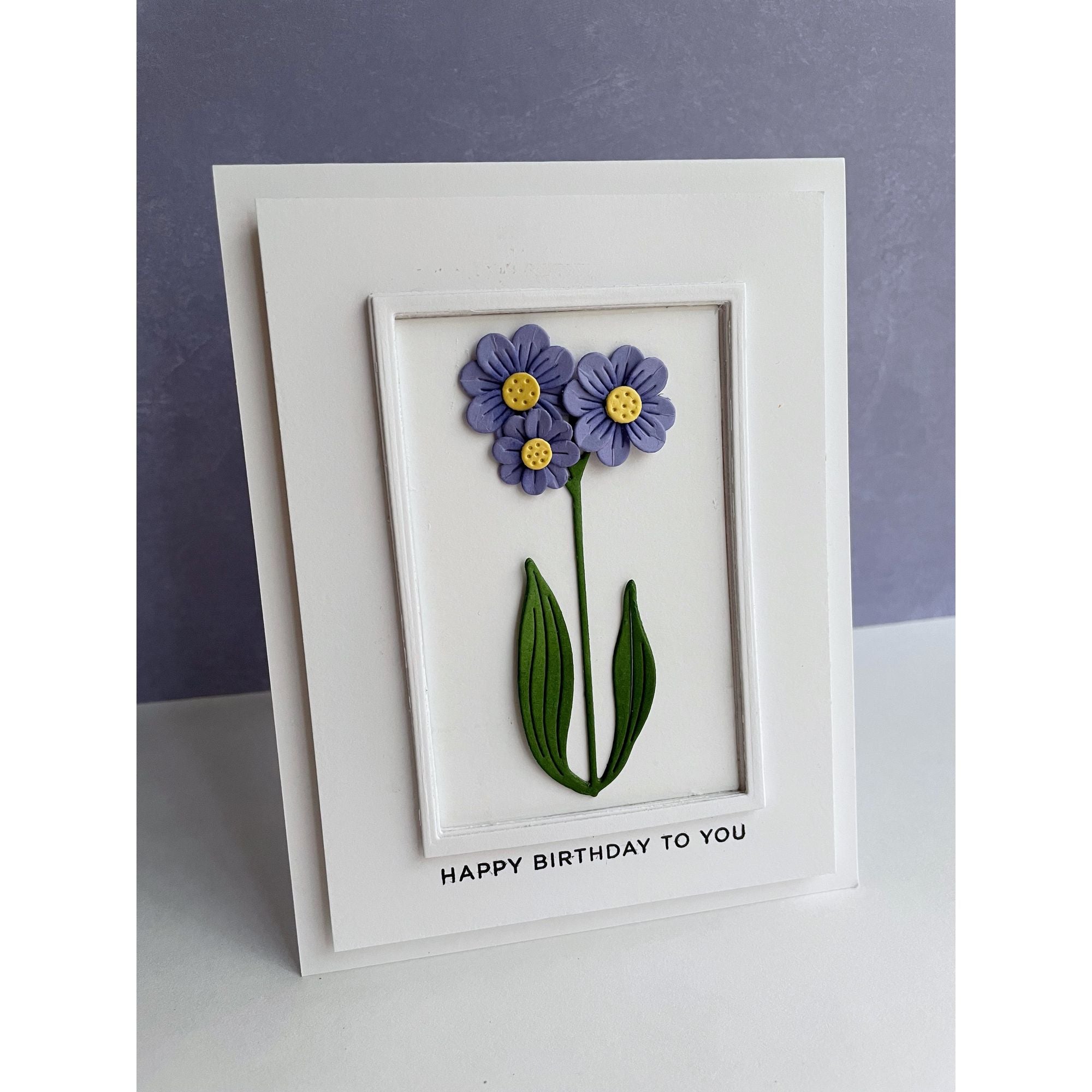 Simon Says Stamp A2 Rectangles Wafer Dies 8005sd You Are My Favorite Birthday Card