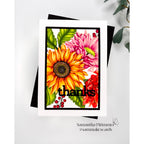 Simon Says Stamp A7 Frames Wafer Dies 1344sd STAMPtember Thanks Card