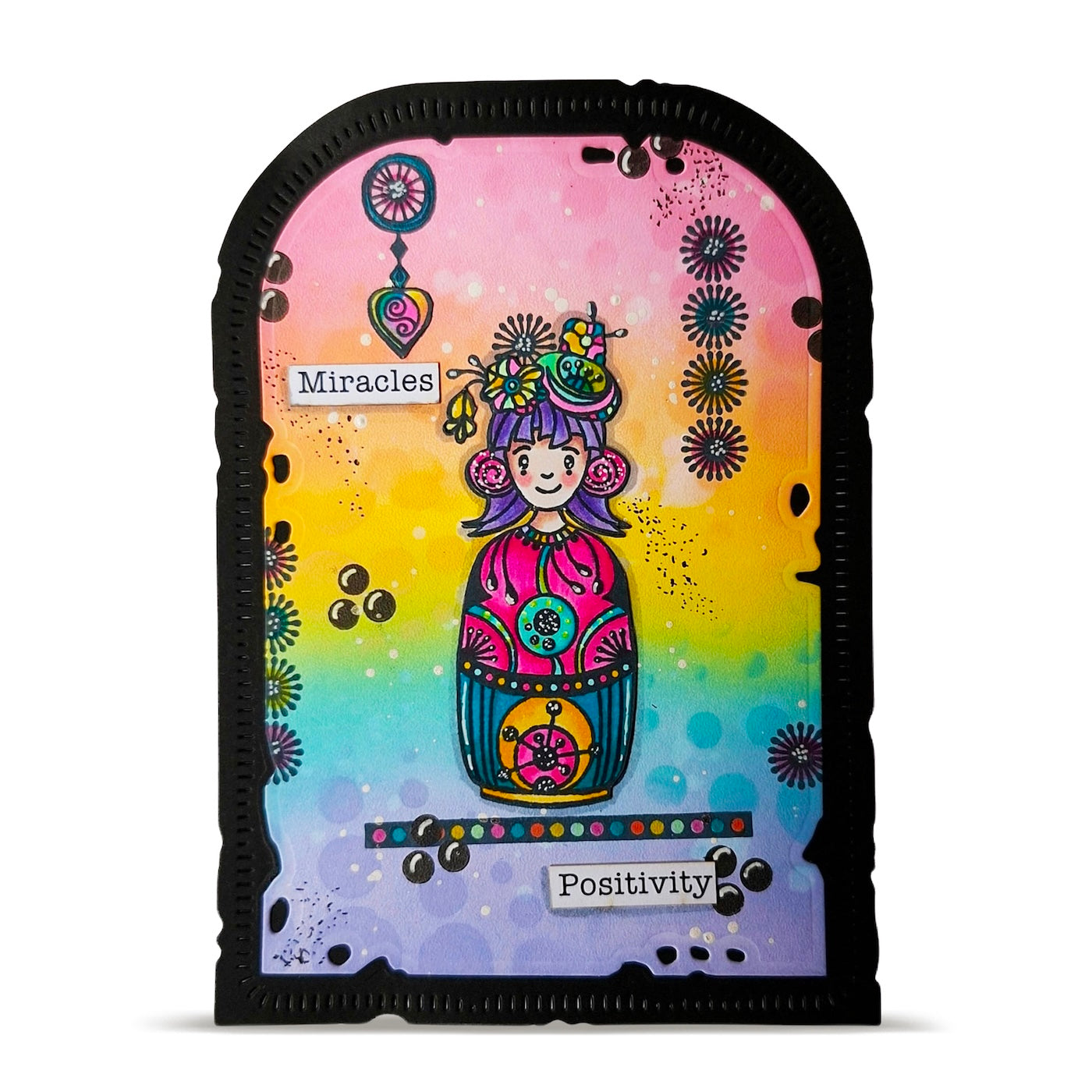 AALL & Create Azoline Lovely Couleurs Stamp Pack pck-az001 doll colored circles miracles
