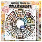 AALL & Create Bubble Field 6x6 Stencil pc-263