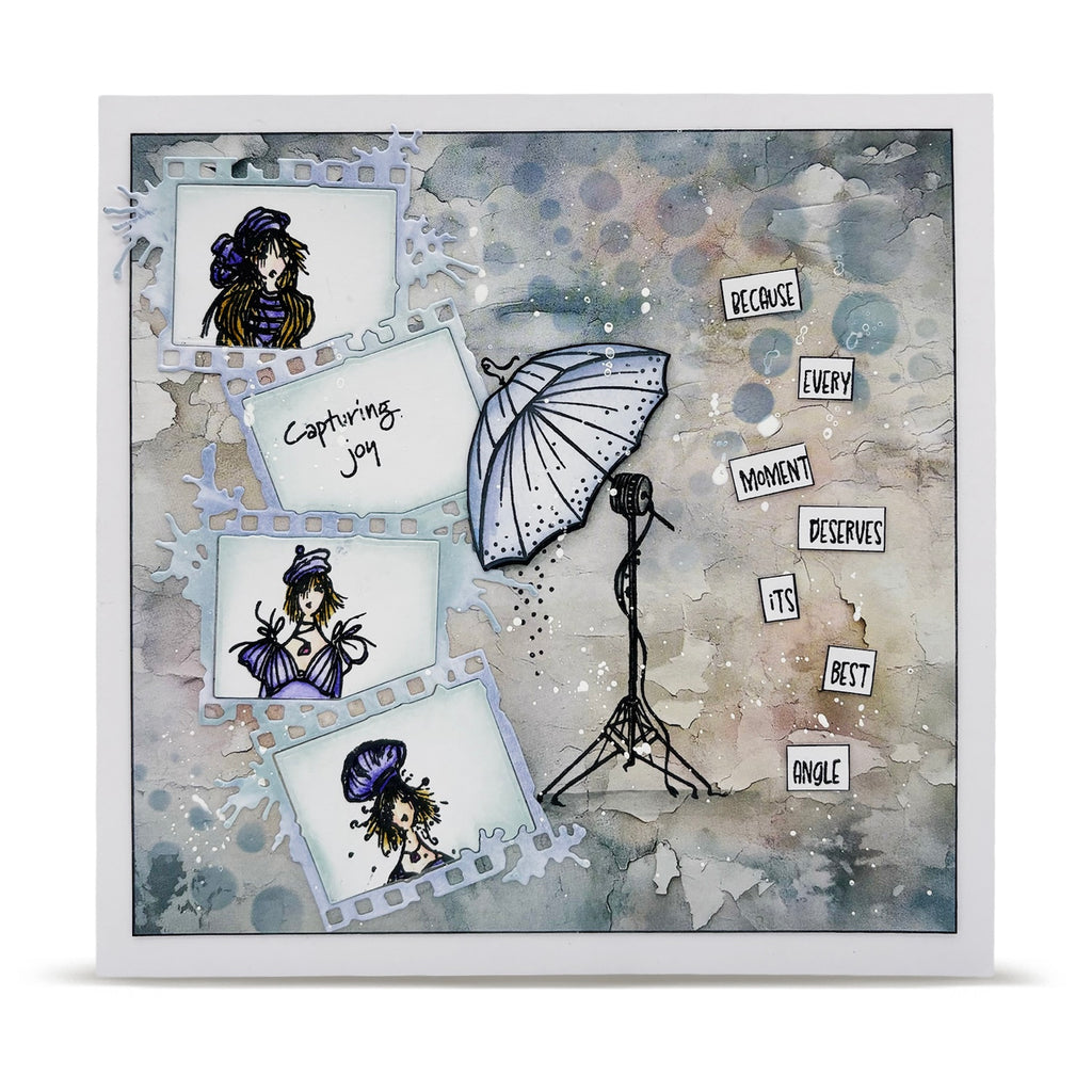 AALL & Create Capturing The Unseen A6 Clear Stamp Set 1429 camera stand
