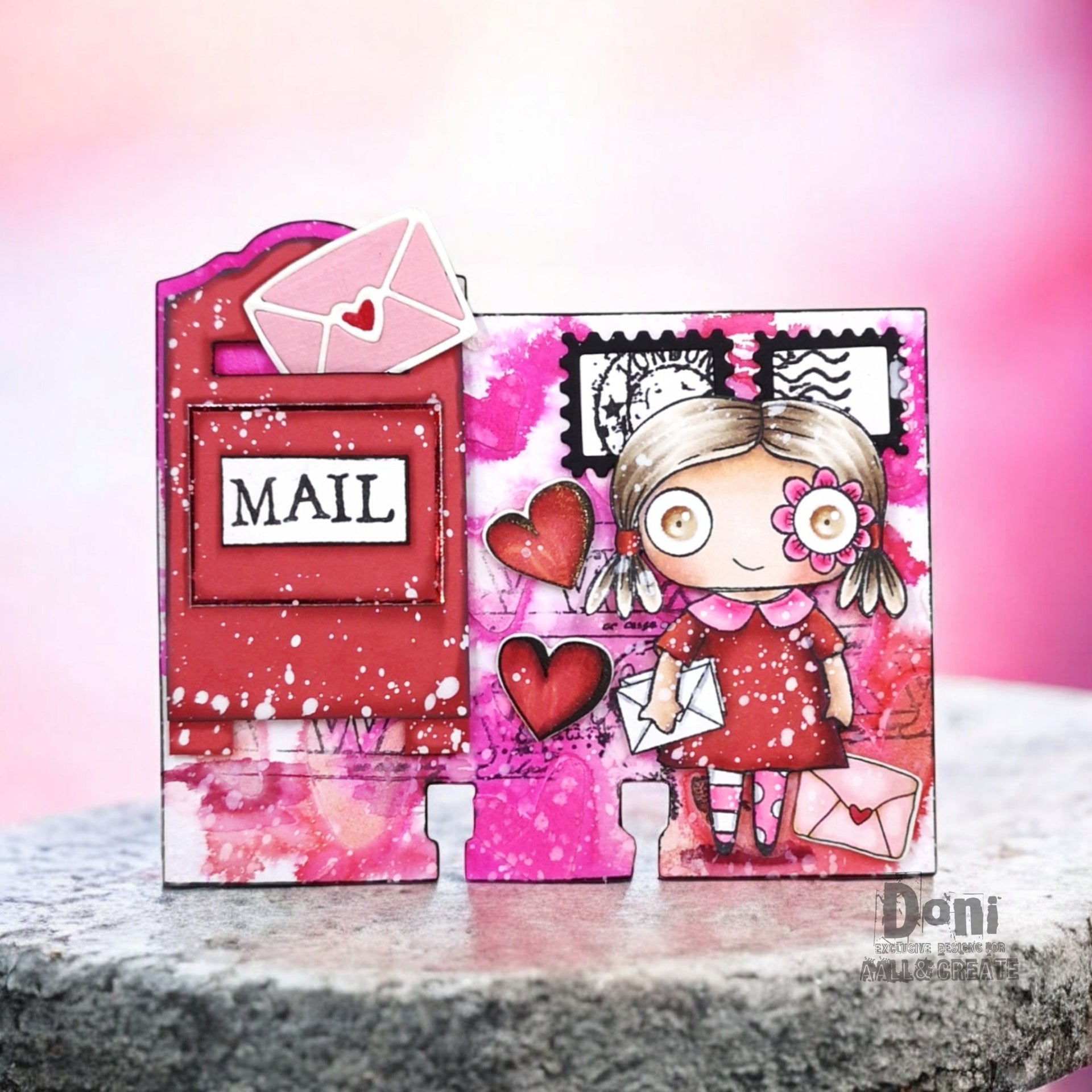 AALL & Create Envelope Charm Dies 81 mail 