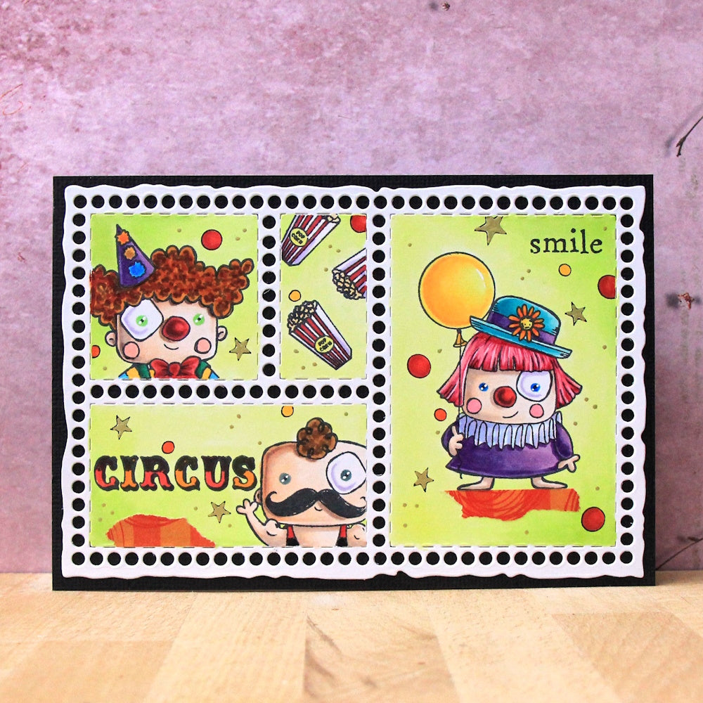 AALL & Create Frame Frenzy 6x4 Stencil 235 circus