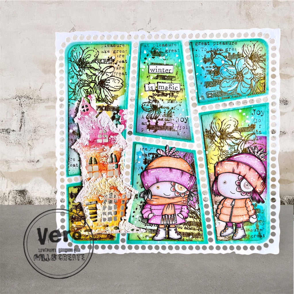 AALL & Create Frame Mesh Die Set di-075 winter magic