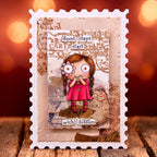 AALL & Create Got Giggles A7 Clear Stamp Set 1358 red dress