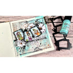 AALL & Create Gravel Script Ephemera Die Cuts ep-93 white flowers