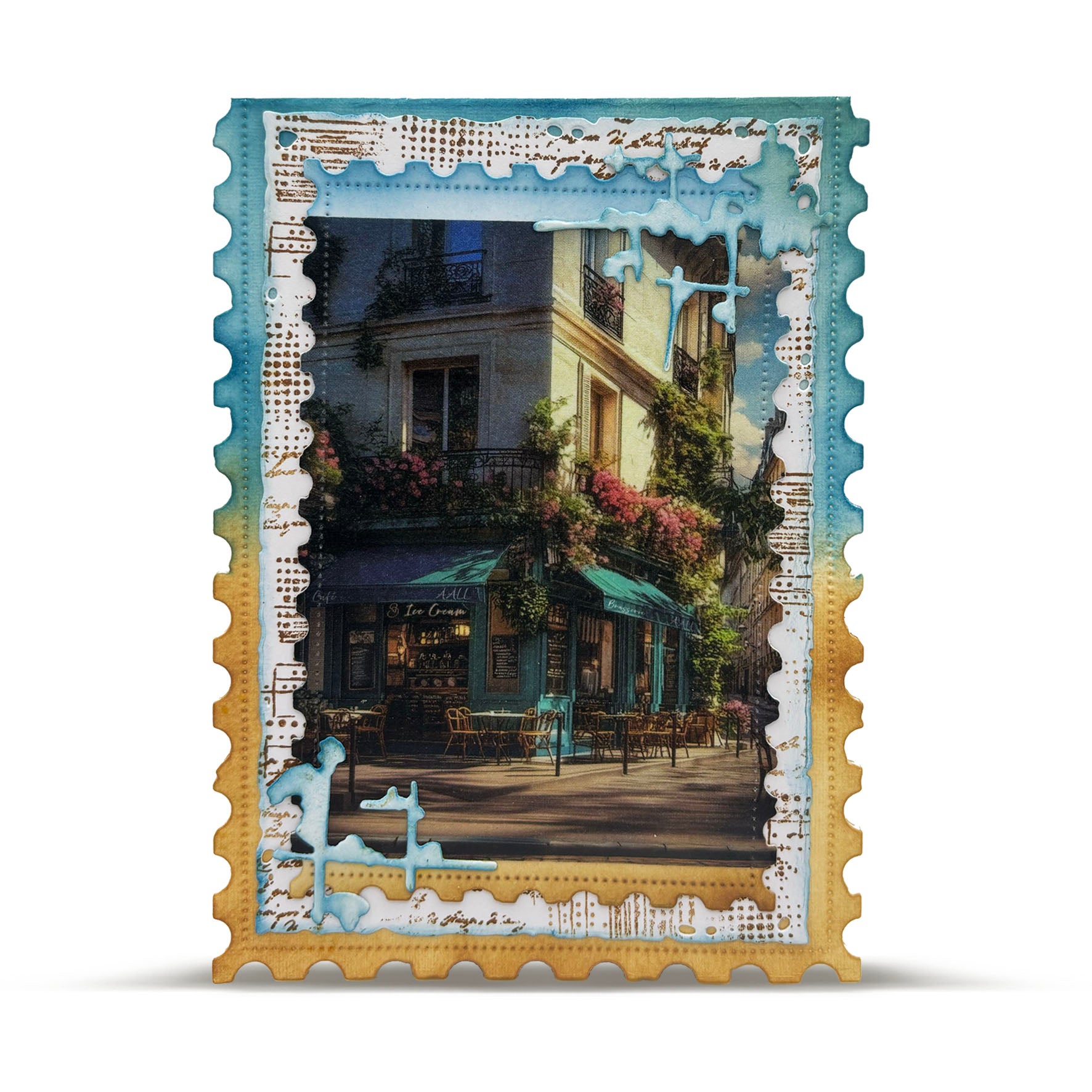 AALL & Create Terrasse Fleurie Layer It Up Washi Tape 134 cafe