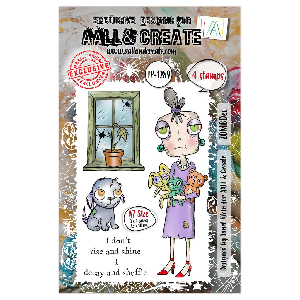 AALL & Create ZOMBDee A7 Clear Stamps 1289

