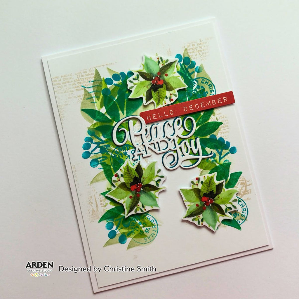 Arden Creative Studio Season of Joy Background Stamp acscs0014