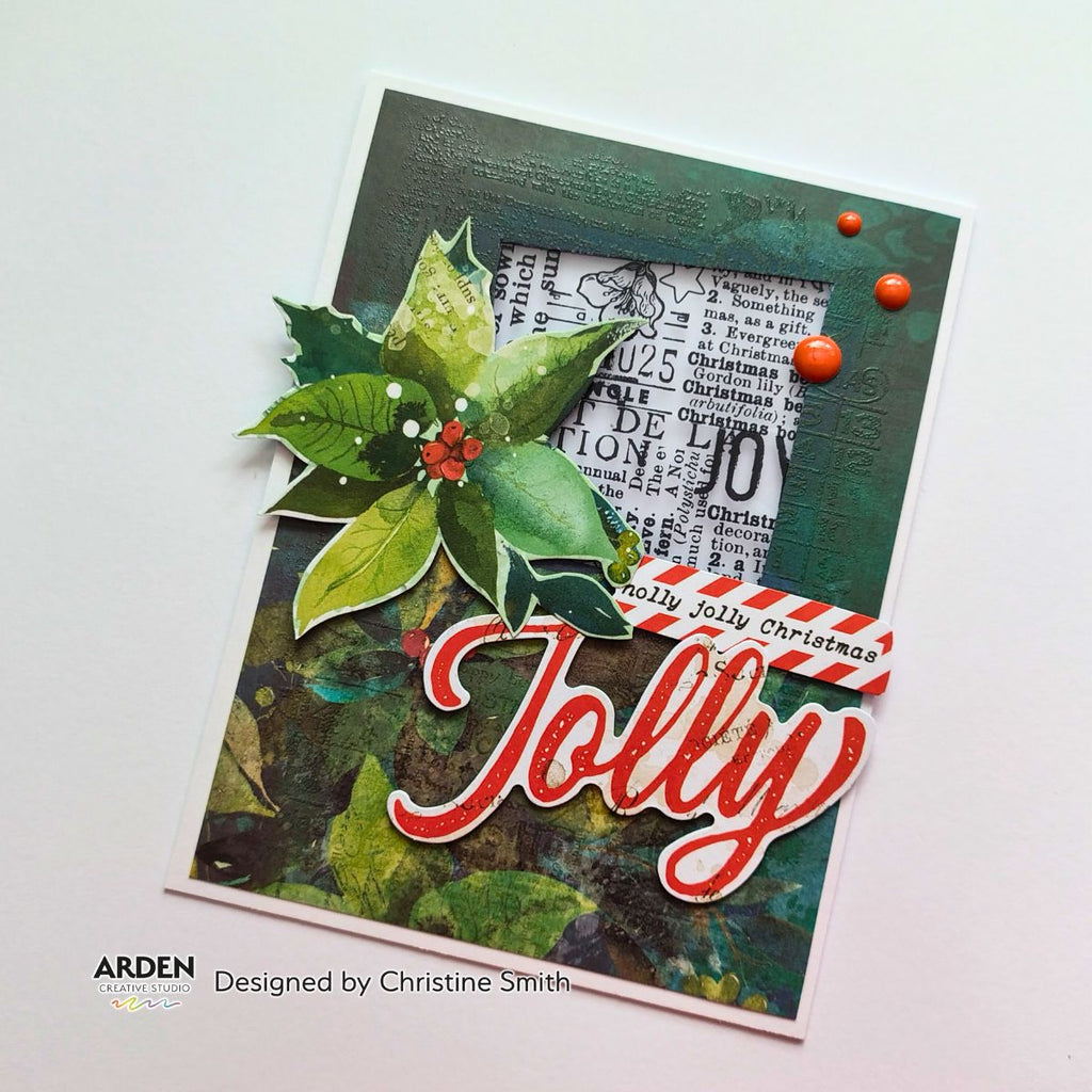 Arden Creative Studio Season of Joy Background Stamp acscs0014