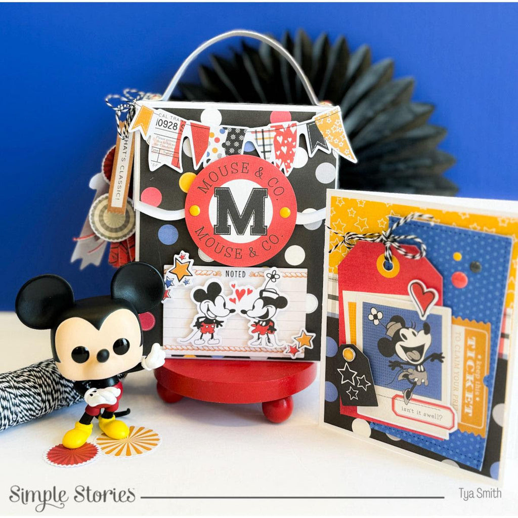 Simple Stories Say Cheese Classic Mouse 6 x 8 Paper Pad 23415 Mickey Mouse Cards