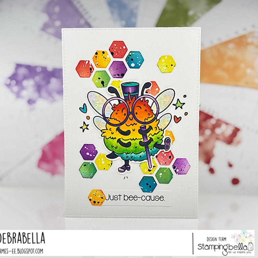 Stamping Bella Buzzy Bee Tap Dancing Cling Stamp ag1407