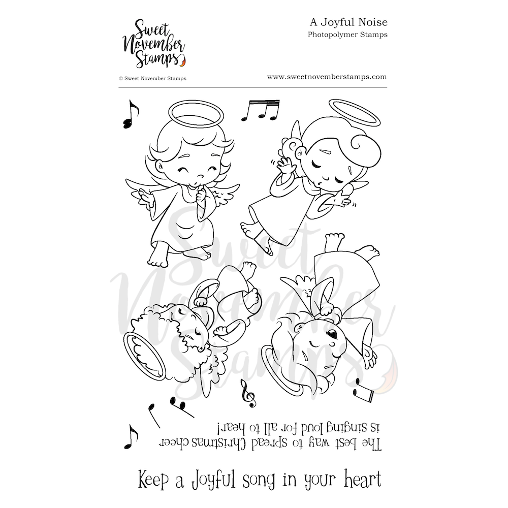 Sweet November Stamps Joyful Noise Clear Stamp Set sns-xm-jn-21