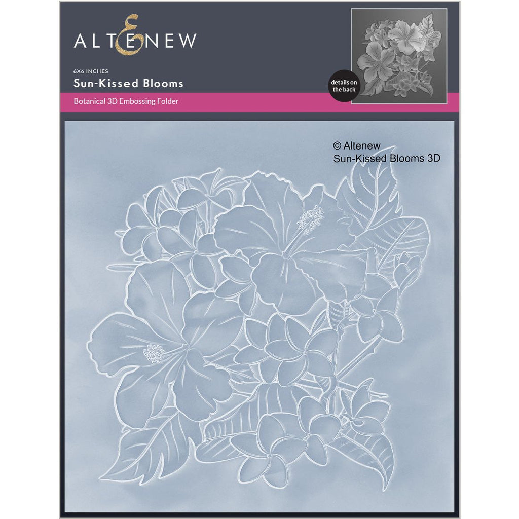 Altenew Sun-Kissed Blooms 3D Embossing Folder alt10177