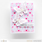 Altenew Dainty Hearts Hot Foil Plates alt8700 love you dearly