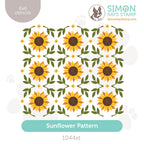 Simon Says Stamp Stencils Sunflower Pattern 1044st Cheering for You