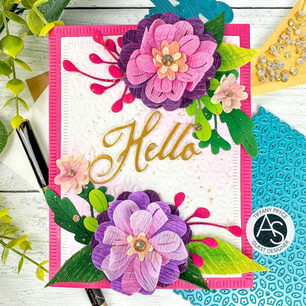 Alex Syberia Designs Andalusia Wildflowers Die Set asd-d-166 hello