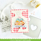 Lawn Fawn Set A Waffle Lot Clear Stamps and Dies i like you