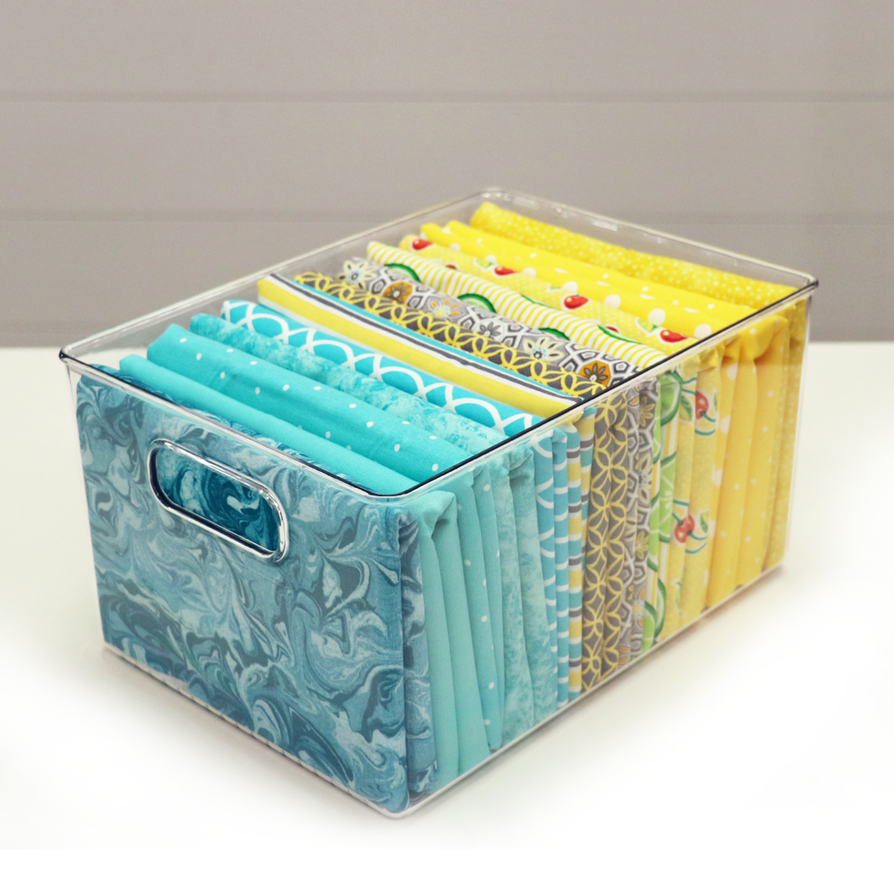 Best Craft Organizer Large Acrylic Crate bcocratel fabric