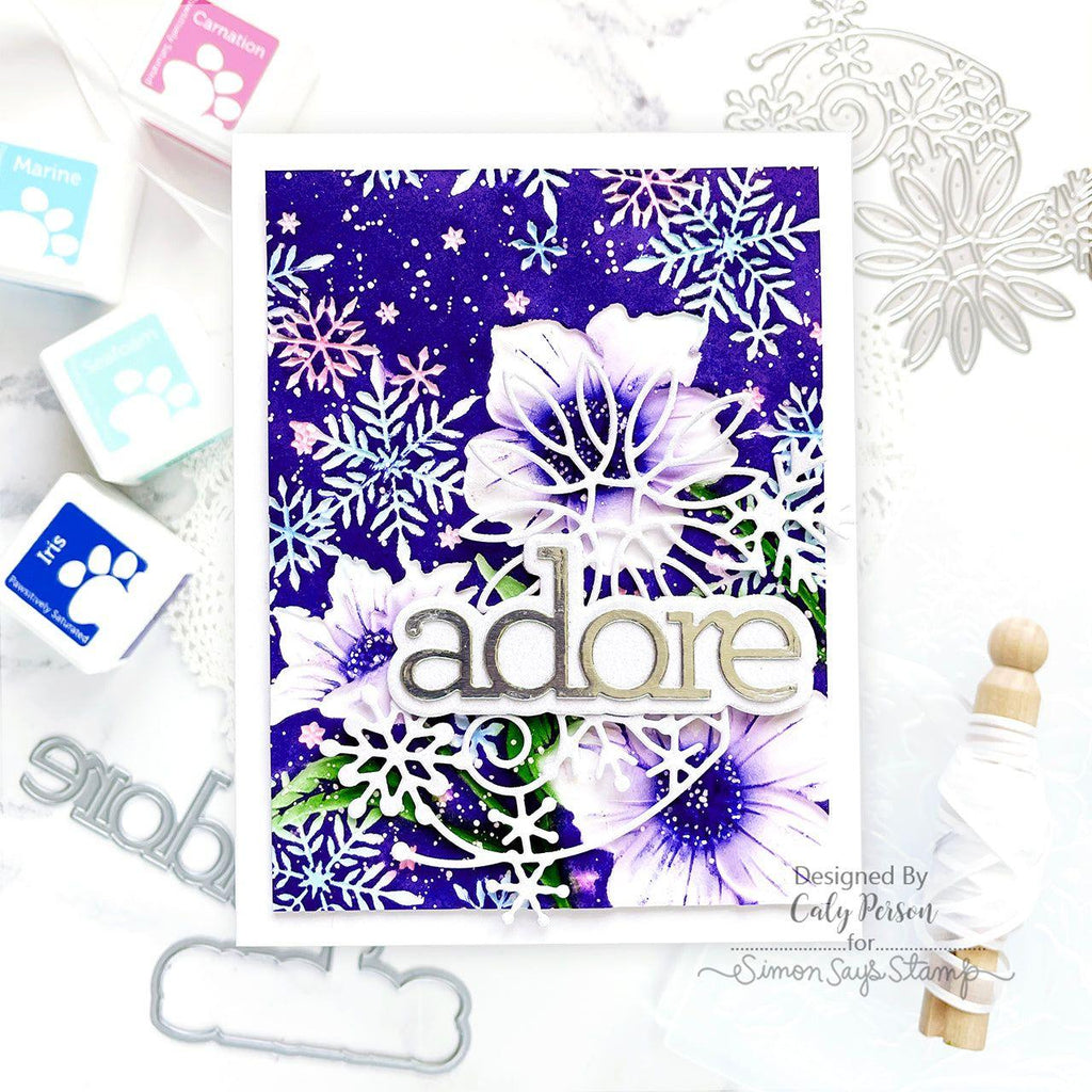 CZ Design Adore Wafer Dies czd250 DieCember Adore Card | color-code:ALT01