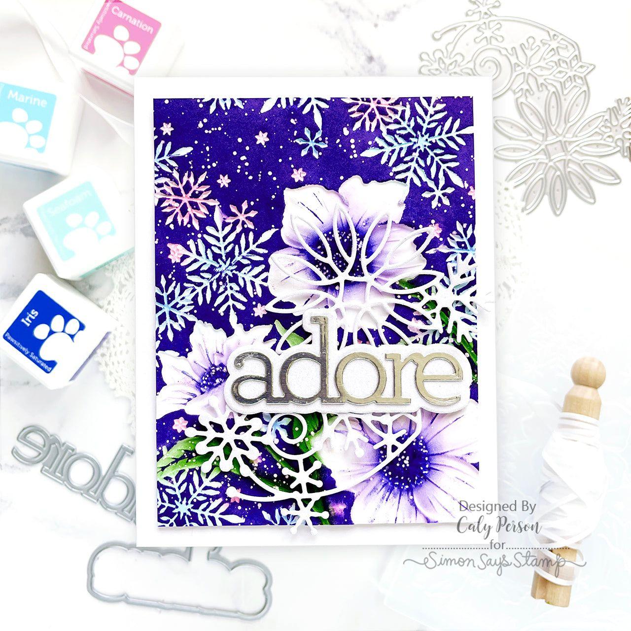 CZ Design Adore Wafer Dies czd250 DieCember Adore Card | color-code:ALT01
