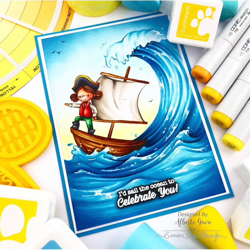 Simon Says Clear Stamps Ahoy Matey 3216ssc Friend Like You Birthday Card | color-code:ALT02