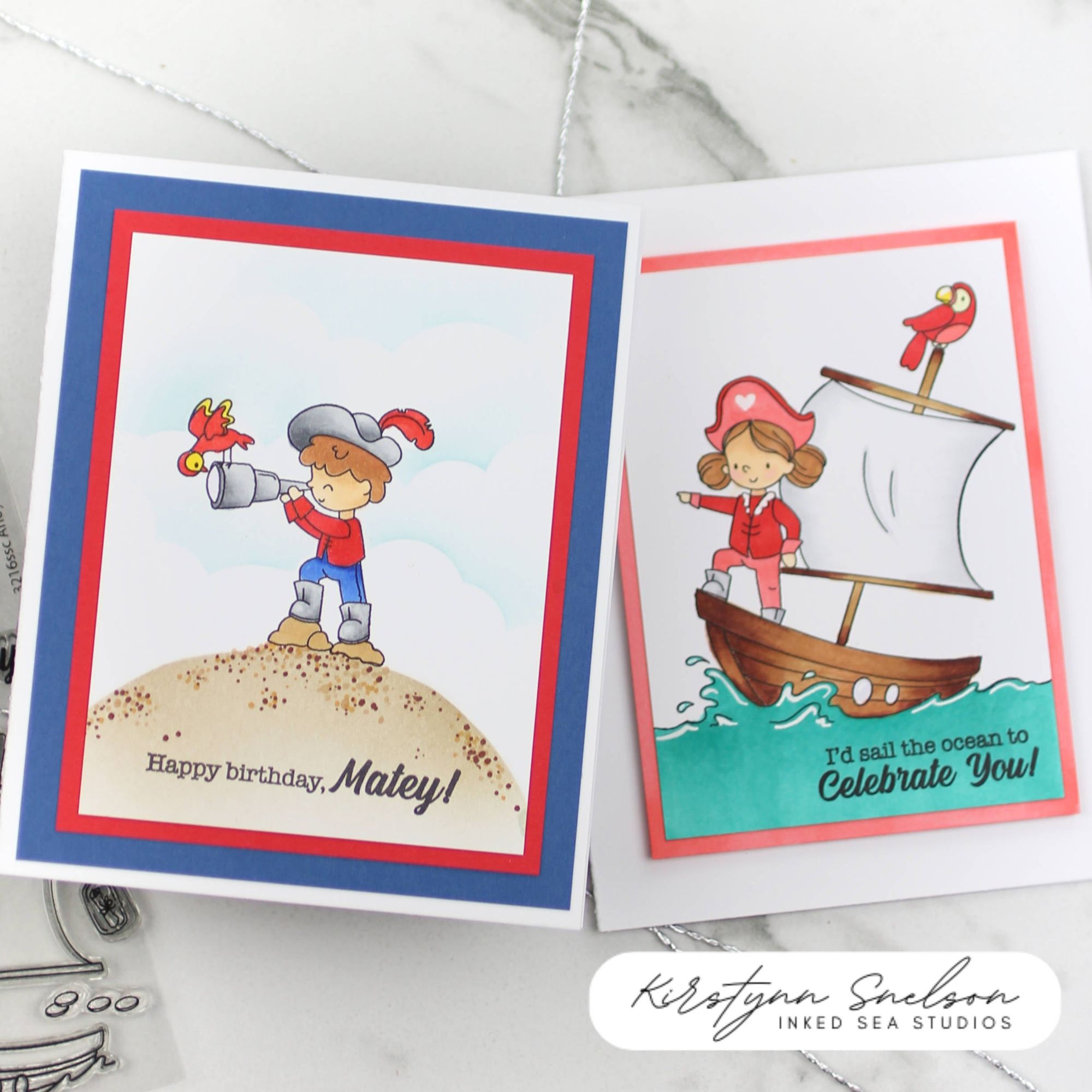 Simon Says Clear Stamps Ahoy Matey 3216ssc Friend Like You Birthday Cards