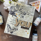 Tim Holtz Alcohol Ink Set Of 9 Ranger Bundle You Are Amazing Card