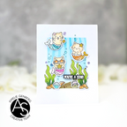 Alex Syberia Designs Mermaid Kitties Clear Stamp Set asd-sta-226 youre a star