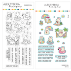 Alex Syberia Designs Summer Chill Stamps and Dies Bundle