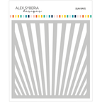 Alex Syberia Designs Sun Rays Stencil asd-ste-232