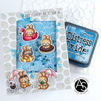 Alex Syberia Designs Whimsical Dots Stencil asd-ste-230 floating by